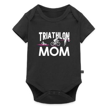 Triathlon - Baby Premium Kurzarmbody - Schwarz - Vorne