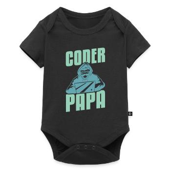 Programmierer Coder Software Entwickler - Baby Premium Kurzarmbody - Schwarz - Vorne