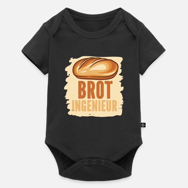 Bäcker Backen Konditor - Baby Premium Kurzarmbody - Schwarz