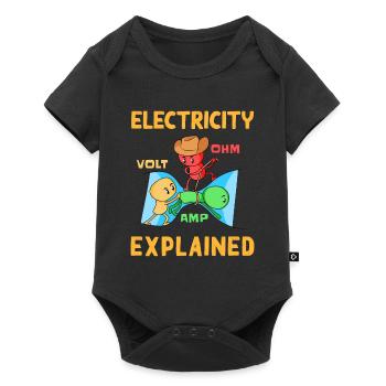 Électricien Ingénieur électricien Technicien en électronique - Body à manches courtes Premium Bébé - noir - Devant