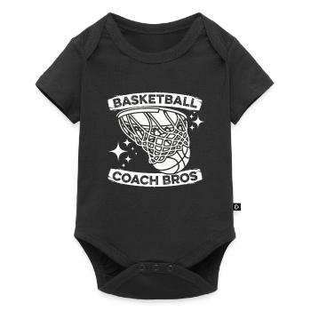 Basketballtrainer Entraîneur de basket-ball - Body à manches courtes Premium Bébé - noir - Devant