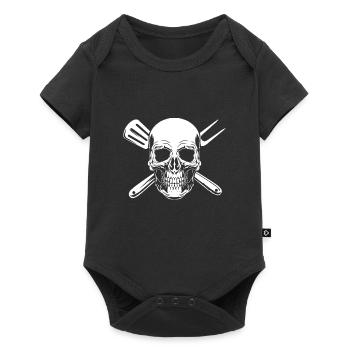Grill grill master BBQ - Baby Premium short-sleeve bodysuit - black - Front