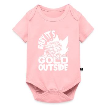 Mines d’or - Body à manches courtes Premium Bébé - rose - Devant