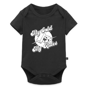 Mines d’or - Body à manches courtes Premium Bébé - noir - Devant