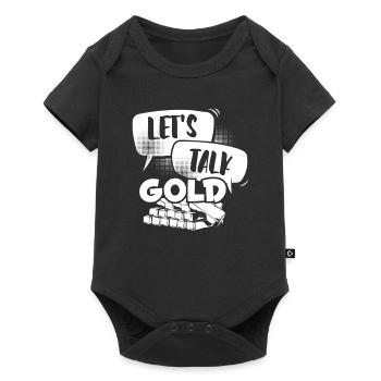 Mines d’or - Body à manches courtes Premium Bébé - noir - Devant