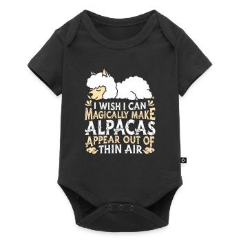 Alpaga - Body à manches courtes Premium Bébé - noir - Devant