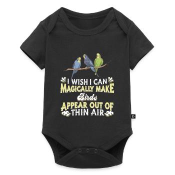 Bird Birds - Baby Premium short-sleeve bodysuit - black - Front
