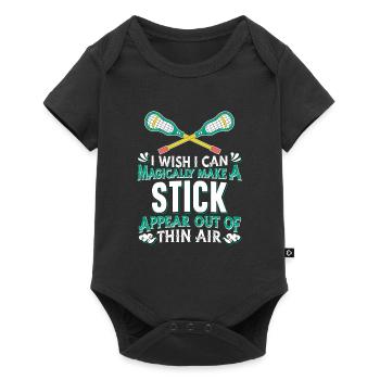 Lacrosse - Baby Premium short-sleeve bodysuit - black - Front