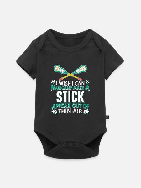 Lacrosse - Baby Premium Kurzarmbody - Schwarz