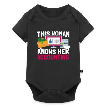 Accounting Accountant Taxes - Baby Premium short-sleeve bodysuit - black - Front