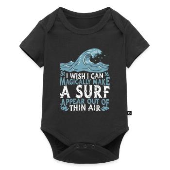 Surf Surfer Surfer - Body à manches courtes Premium Bébé - noir - Devant
