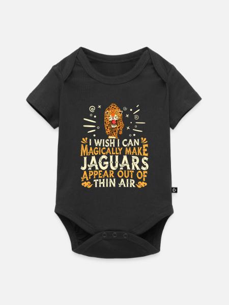Jaguar - Baby Premium Kurzarmbody - Schwarz
