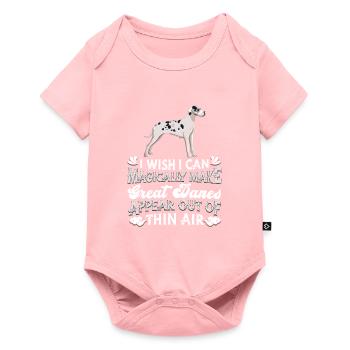 Great Dane Dog - Baby Premium short-sleeve bodysuit - rose - Front