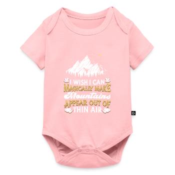 Klettern Bergsport Kletterer - Baby Premium Kurzarmbody - Rosa - Vorne