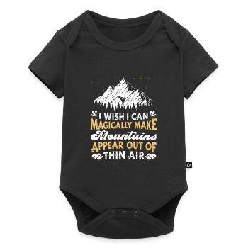 Climbing Mountaineering Climbers - Baby Premium short-sleeve bodysuit - black - Front