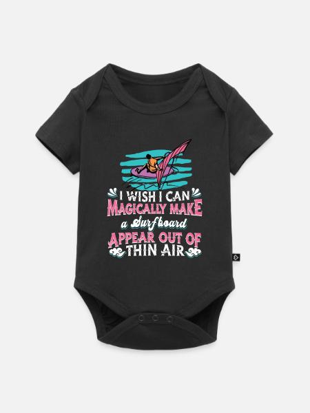 Planche à voile Windsurfen - Body à manches courtes Premium Bébé - noir