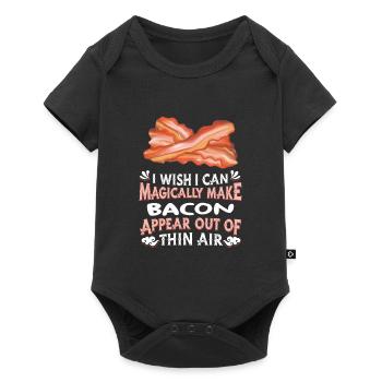 Bacon Bacon Breakfast - Baby Premium short-sleeve bodysuit - black - Front