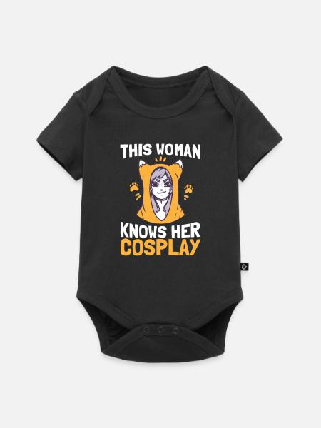 Cosplay - Baby Premium Kurzarmbody - Schwarz