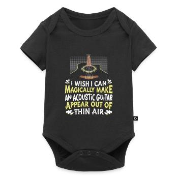 Western Guitare Guitariste Guitare Acoustique - Body à manches courtes Premium Bébé - noir - Devant
