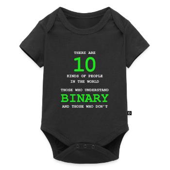 Programmierer Coder Software Entwickler - Baby Premium Kurzarmbody - Schwarz - Vorne