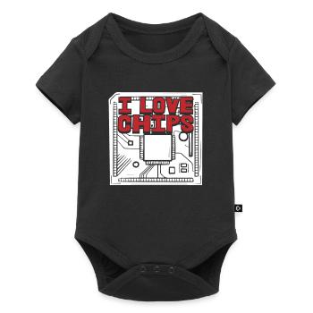 Programmierer Coder Software Entwickler - Baby Premium Kurzarmbody - Schwarz - Vorne