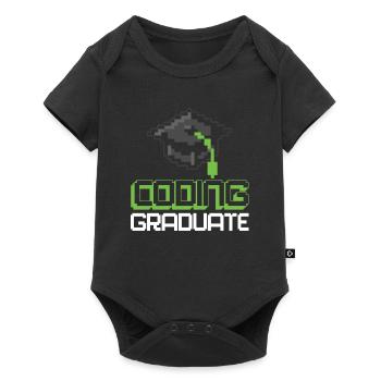 Programmierer Coder Software Entwickler - Baby Premium Kurzarmbody - Schwarz - Vorne