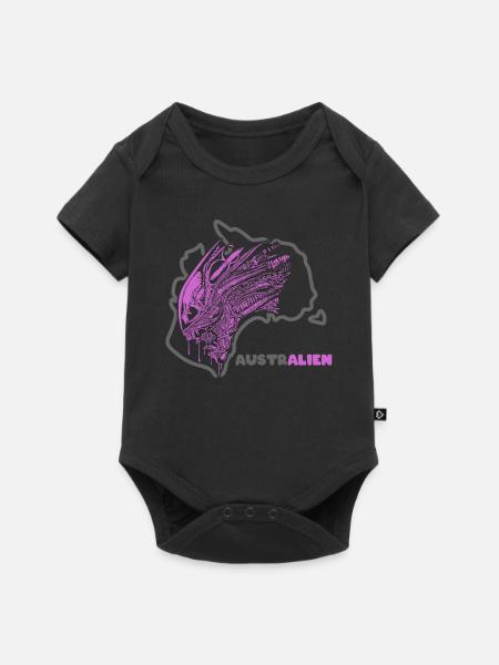 Australia (Alien Edition) - Baby Premium short-sleeve bodysuit - black