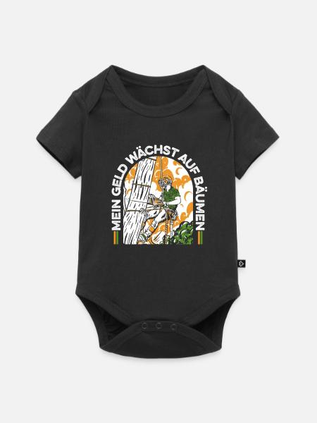 Baumklettern Baumpfleger Arborist Baumkletterer - Baby Premium Kurzarmbody - Schwarz