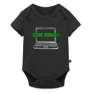 Programmierer Coder Software Entwickler - Baby Premium Kurzarmbody - Schwarz - Vorne