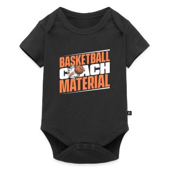 Basketballtrainer Entraîneur de basket-ball - Body à manches courtes Premium Bébé - noir - Devant