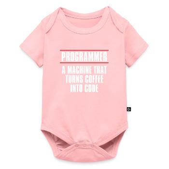 Programmer Coder Software Developer - Baby Premium short-sleeve bodysuit - rose - Front