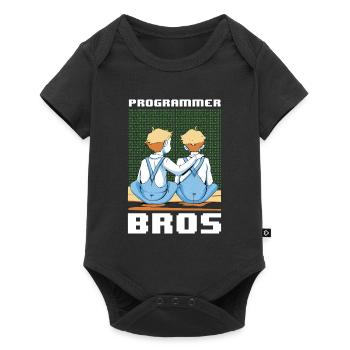 Programmierer Coder Software Entwickler - Baby Premium Kurzarmbody - Schwarz - Vorne