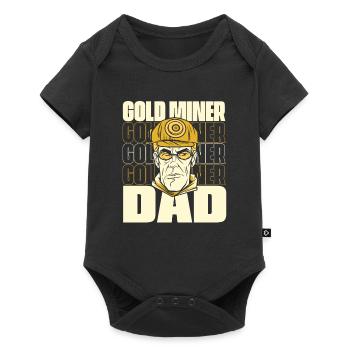 Gold Mining Gold Mine - Baby Premium short-sleeve bodysuit - black - Front