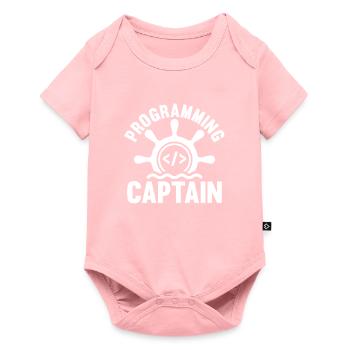 Programmeur Coder Développeur de logiciels - Body à manches courtes Premium Bébé - rose - Devant