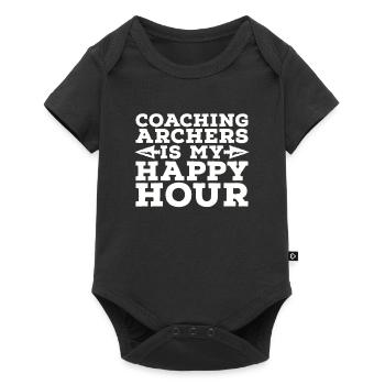 Archer Archery Arrow Archery Archery - Baby Premium short-sleeve bodysuit - black - Front