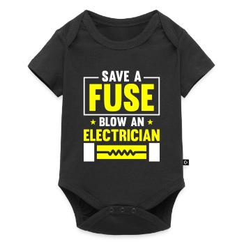 Électricien Ingénieur électricien Technicien en électronique - Body à manches courtes Premium Bébé - noir - Devant