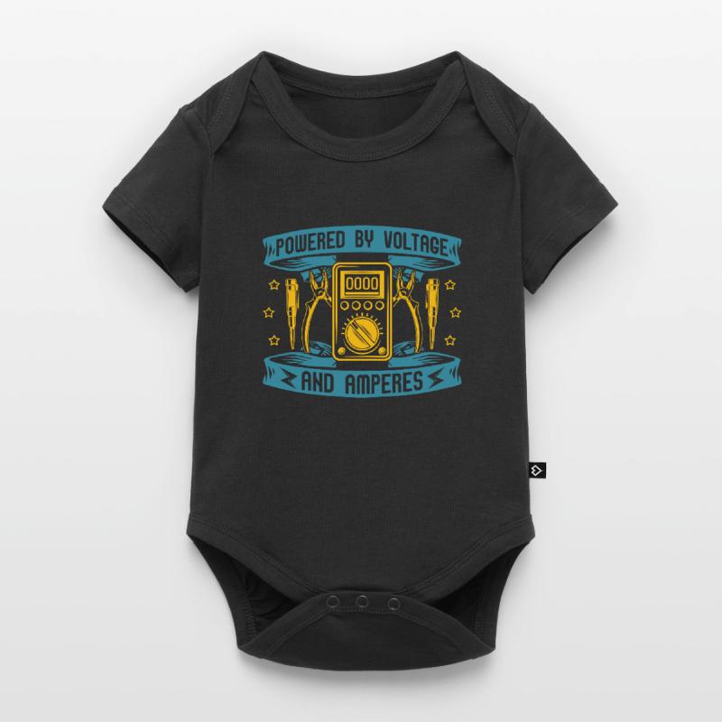Electrician Electrical Engineer Electronics Technician Baby Premium short-sleeve bodysuit