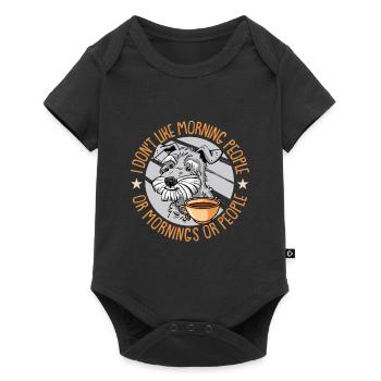 Schnauzer Dog Giant Schnauzer - Baby Premium short-sleeve bodysuit - black - Front
