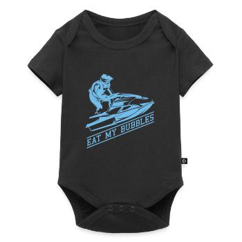Jetski Jet Ski Motoneige - Body à manches courtes Premium Bébé - noir - Devant