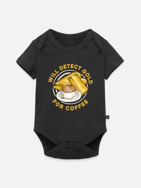 Goldbergbau Goldmine - Baby Premium Kurzarmbody - Schwarz