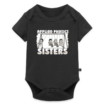 Physik Physiker - Baby Premium Kurzarmbody - Schwarz - Vorne
