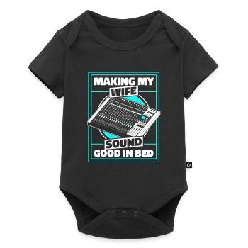 Tontechniker Sound Audio Engineer - Baby Premium Kurzarmbody - Schwarz - Vorne