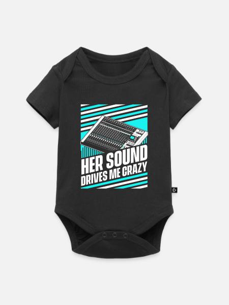 Tontechniker Sound Audio Engineer - Baby Premium Kurzarmbody - Schwarz