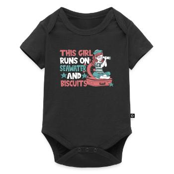 Voiliers Marins - Body à manches courtes Premium Bébé - noir - Devant