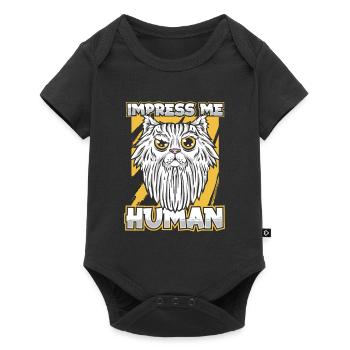 Cat Rental Cat Domestic Cat - Baby Premium short-sleeve bodysuit - black - Front