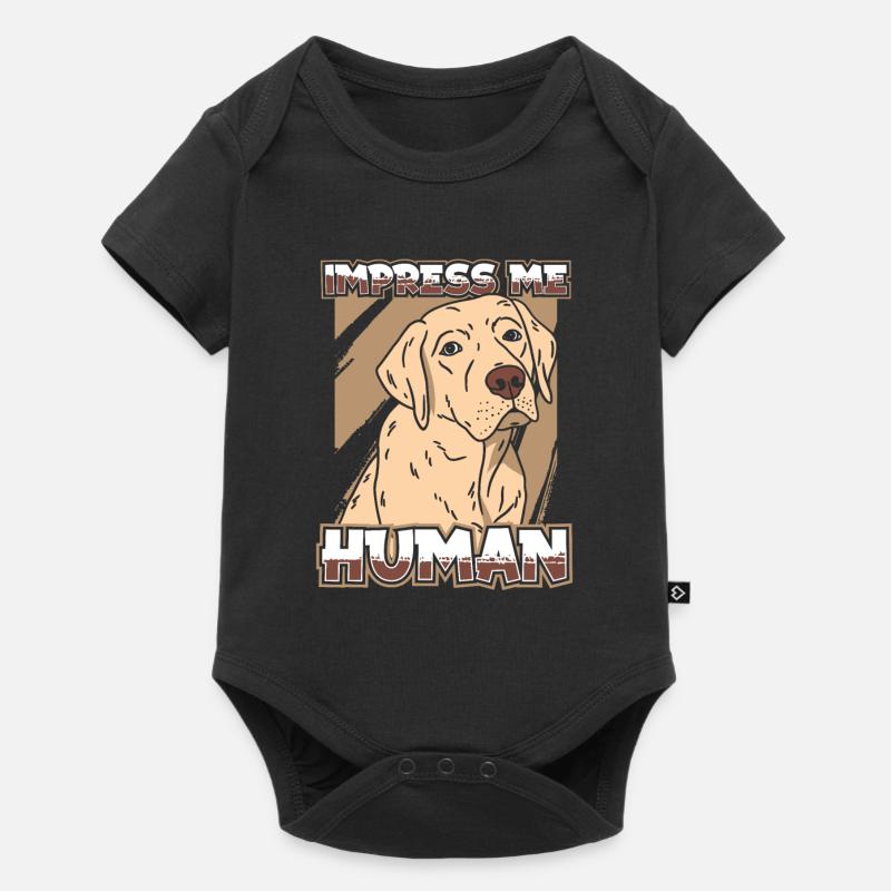 Chien Labrador - Body à manches courtes Premium Bébé - noir