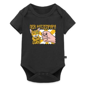 Cat Rental Cat Domestic Cat - Baby Premium short-sleeve bodysuit - black - Front