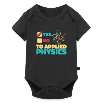 Physik Physiker - Baby Premium Kurzarmbody - Schwarz - Vorne