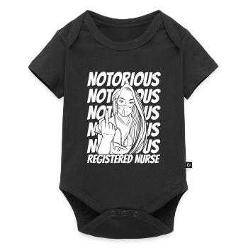 Infirmier - Body à manches courtes Premium Bébé - noir - Devant
