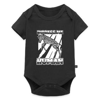 Zebra - Baby Premium short-sleeve bodysuit - black - Front